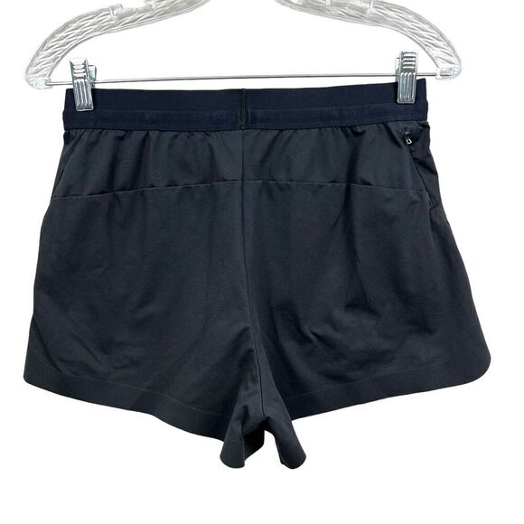 Uniqlo Womens Running Shorts Elastic Drawstring Waist Mesh Pockets‎ Black Sz S - Picture 3 of 5